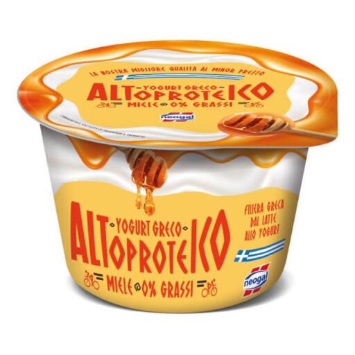 Yogurt Greco Altoproteico 0% grassi Miele 150g Neogal