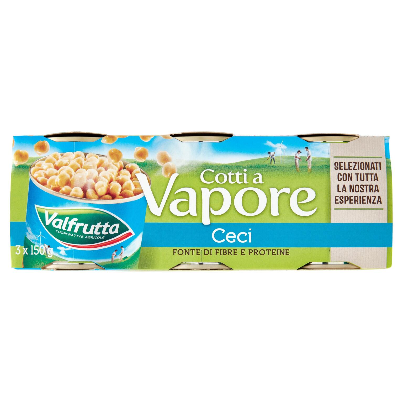 Ceci Valfrutta 3x150g Filiera Italiana