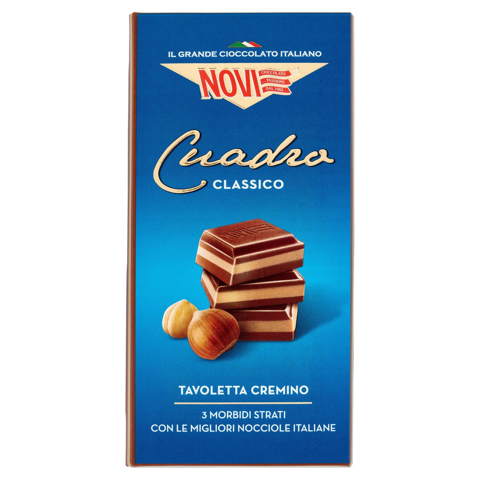 Tavoletta di cioccolato Cuadro classico 110g Novi
