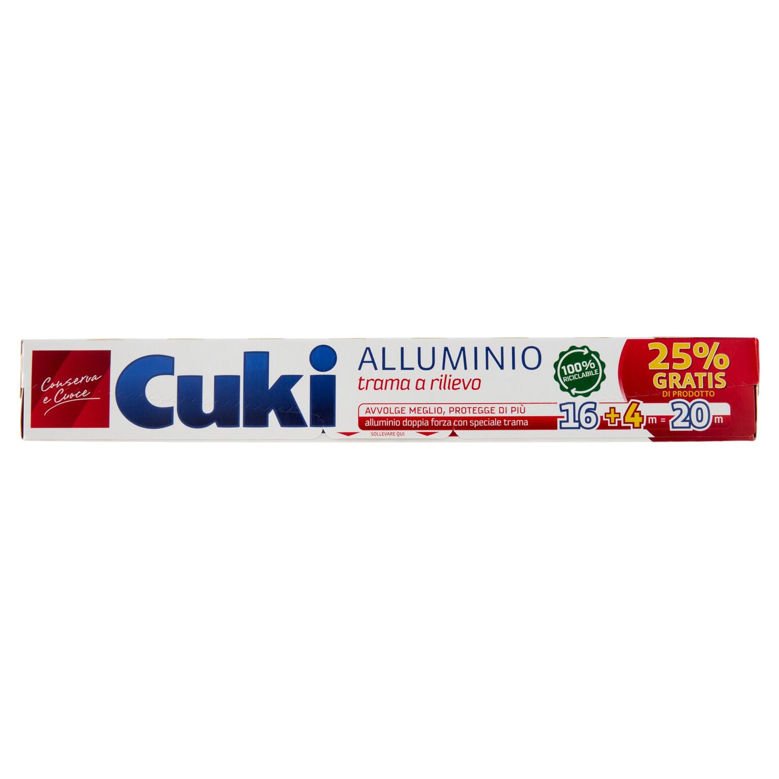 Alluminio ultravvolgente 16mt+4mt Cuki