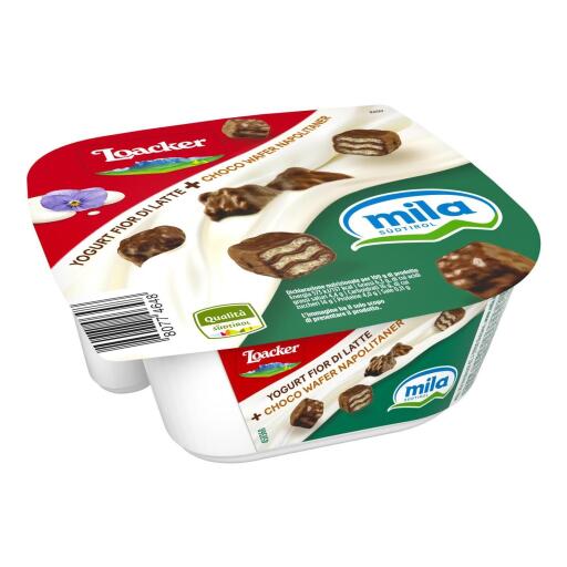 Yogurt Mila fior di latte con choco Wafer Napolitaner 150g