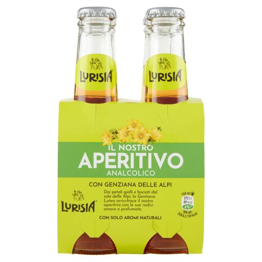 Aperitivo analcolico con Genziana delle Alpi 150mlx4 Lurisia