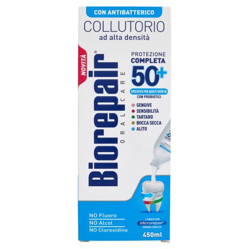 Collutorio protezione completa 50+ con probiotici 450ml Biorepair