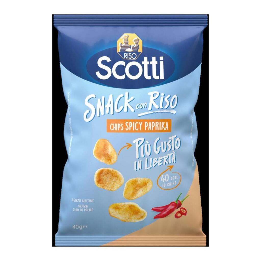 Snack con riso spicy paprika 40g Riso Scotti