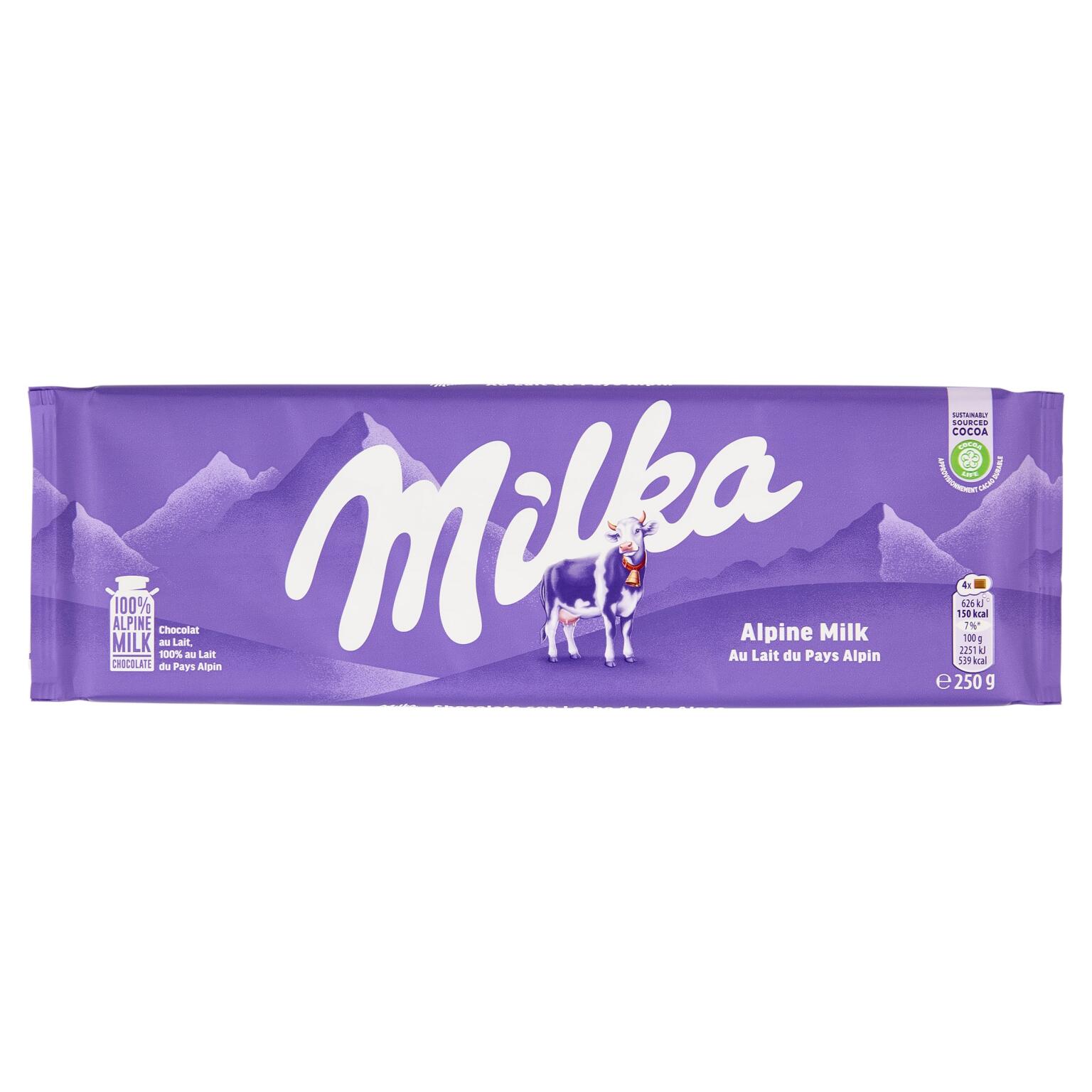 Tavoletta di Cioccolato Alpine Milk 250g Milka