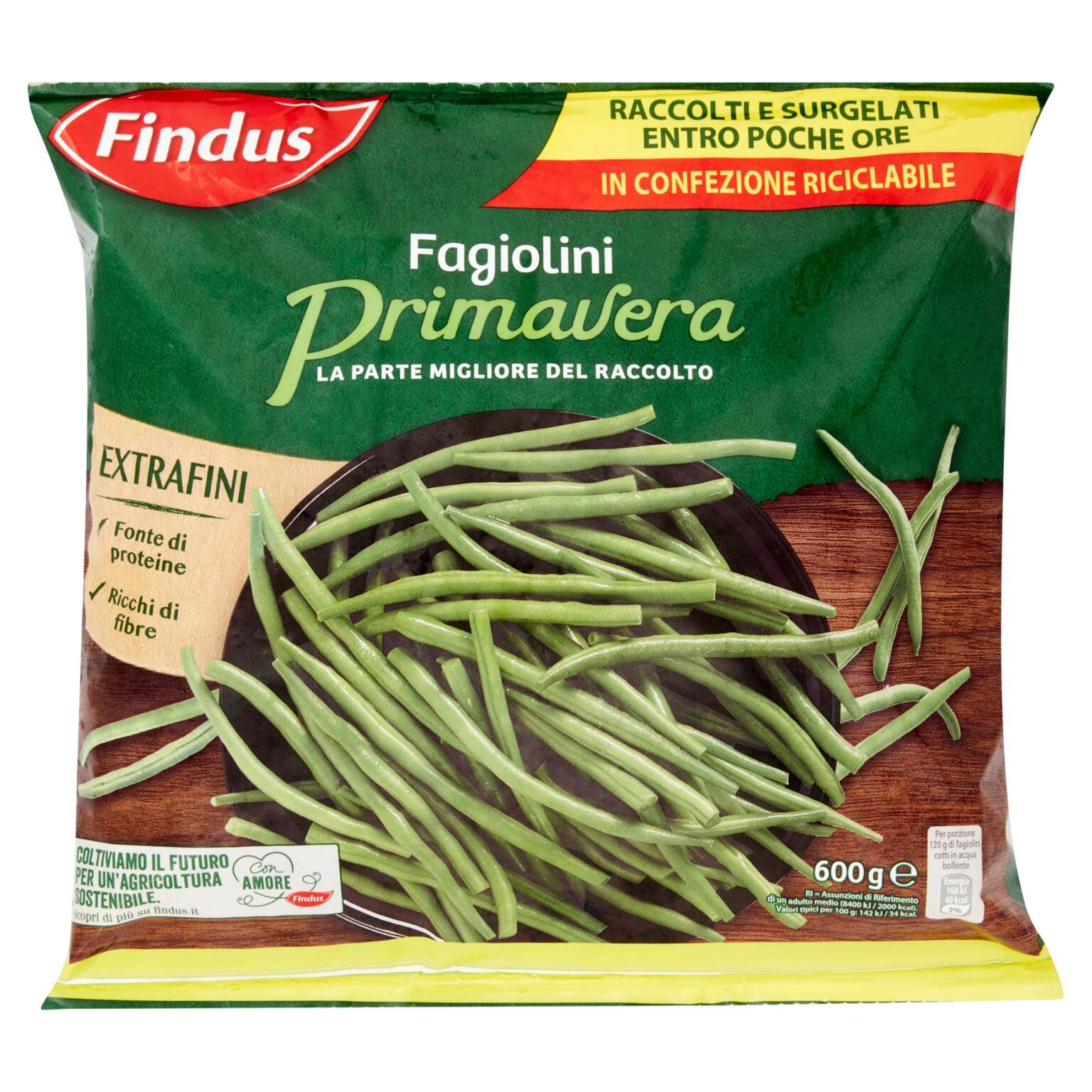 Fagiolini Primavera 600g Findus