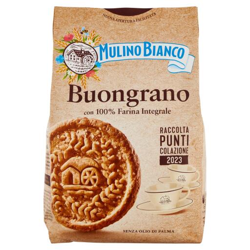 Biscotti Buongrano 100% farina integrale 350g Barilla