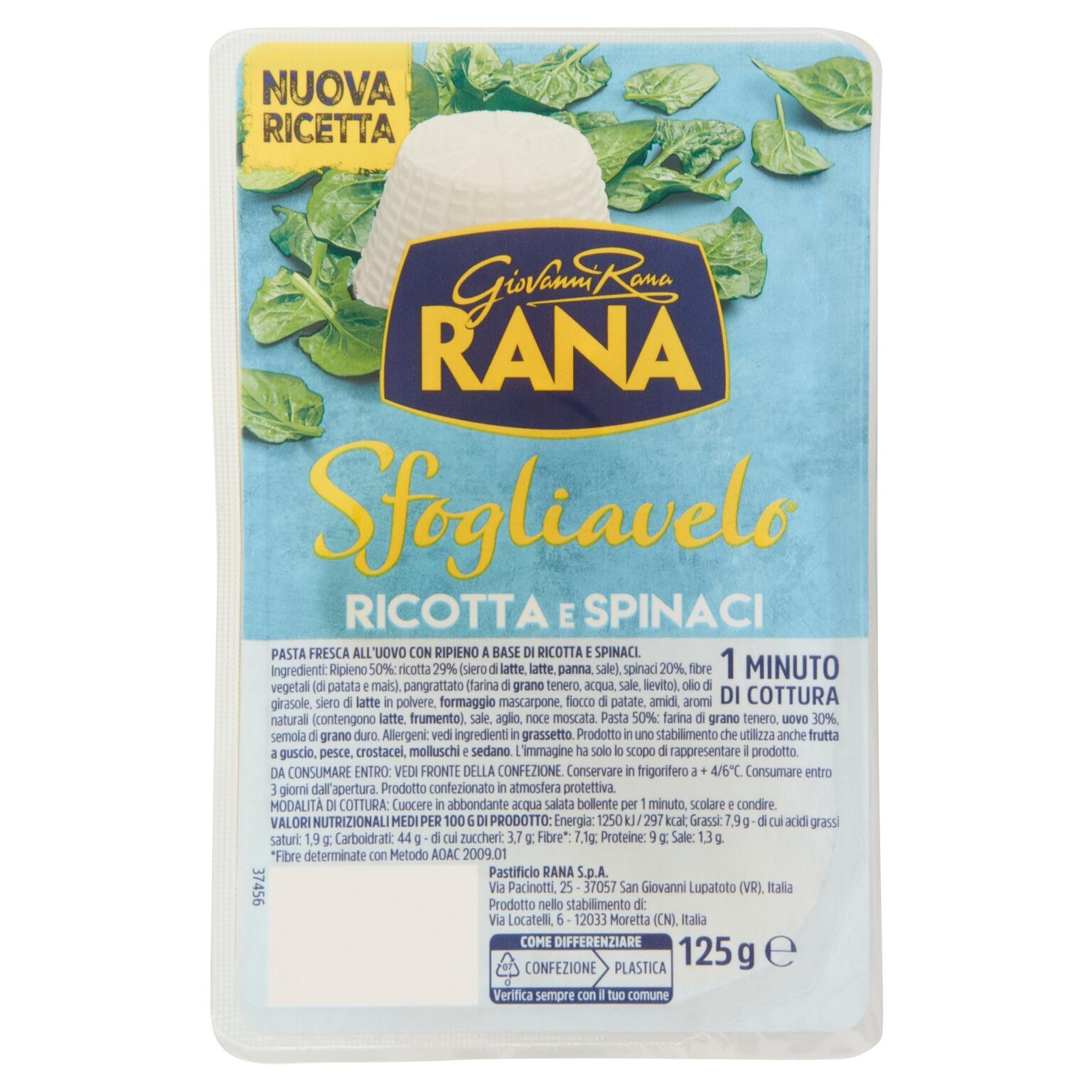 Sfogliavelo ricotta e spinaci 125g Giovanni Rana