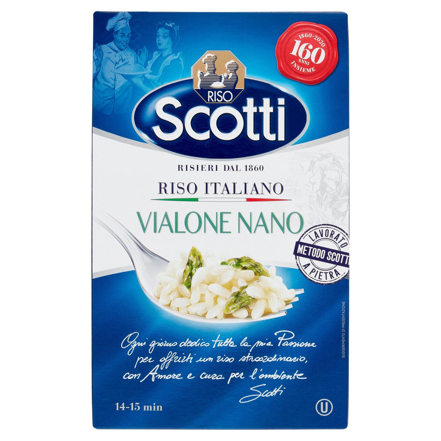 Riso vialone nano sottovuoto 1Kg Scotti