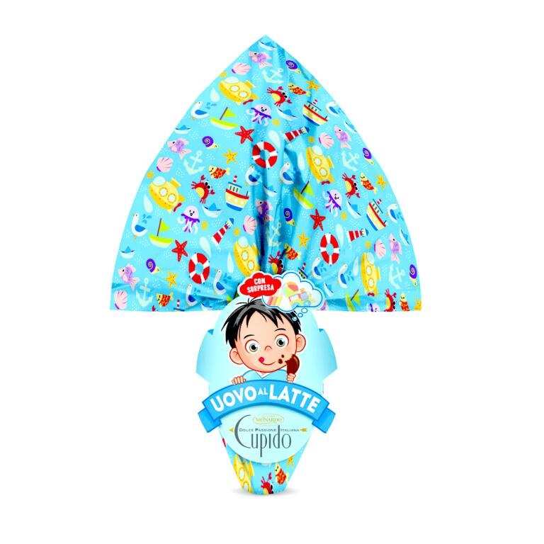 Uovo al latte Bimbo 150g con sorpresa Cupido