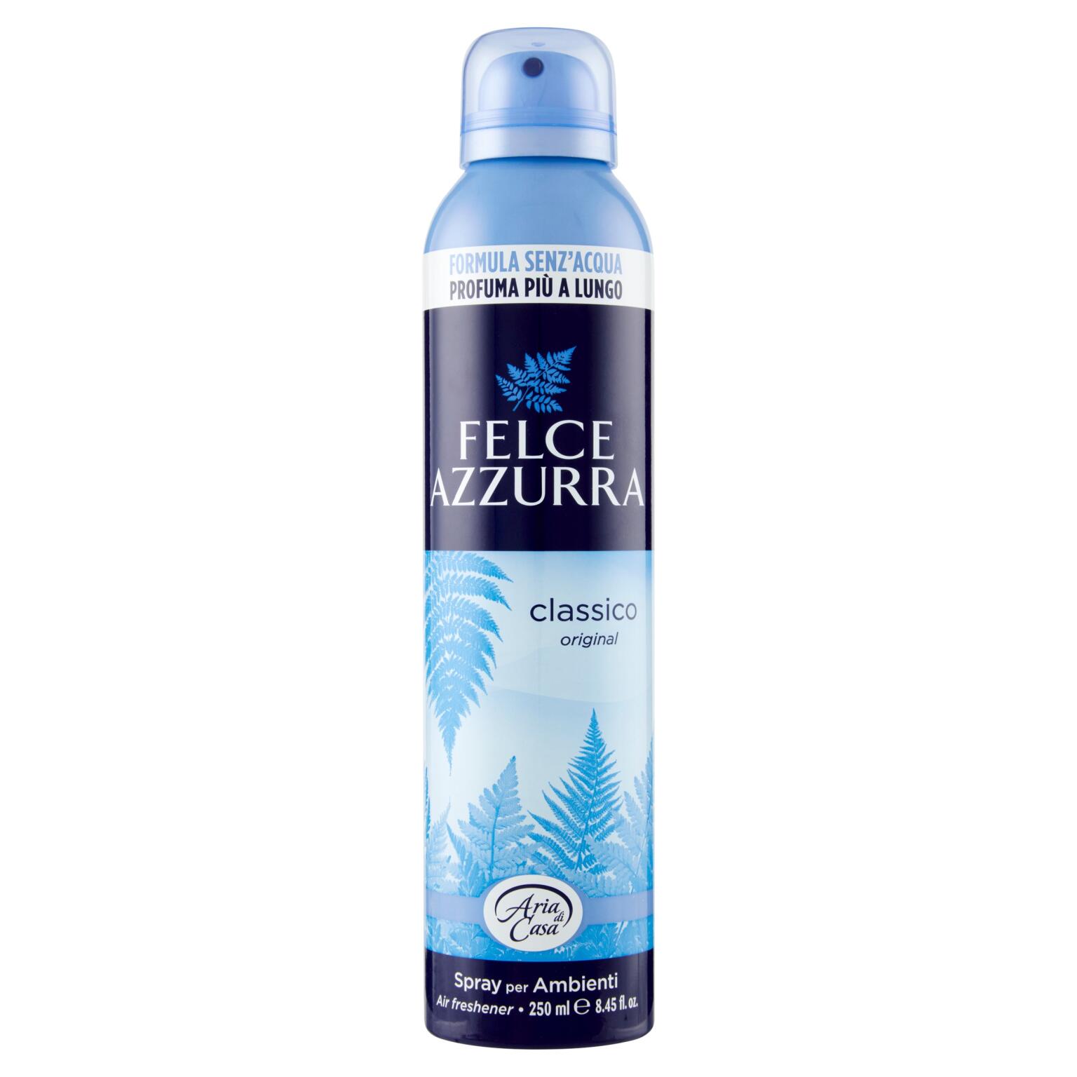Deodorante ambiente Spray Aria di Casa Talco Classico 250ml Felce Azzurra