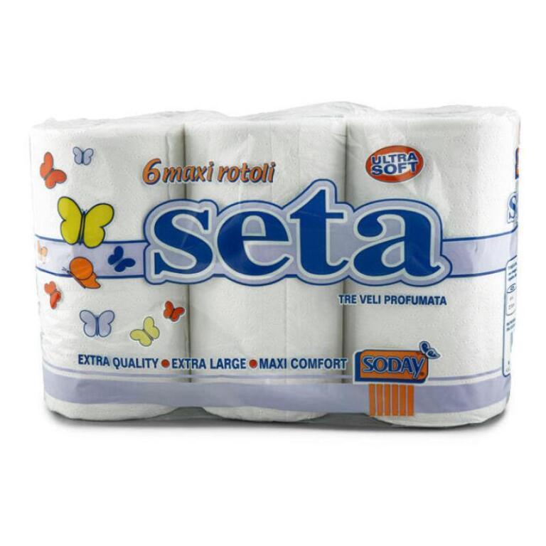 Carta igienica seta 6 maxi rotoli Italsan