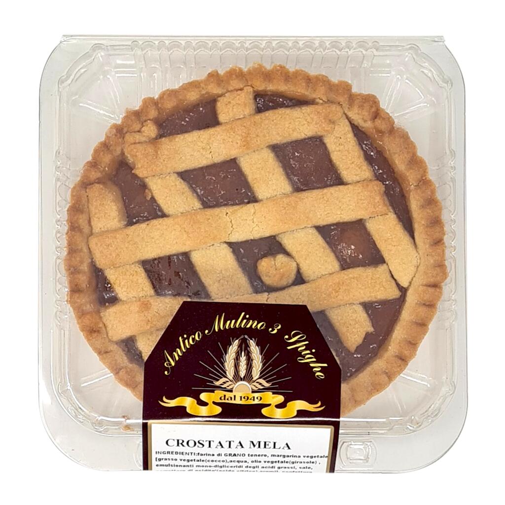 Crostata artigianale confettura di mele 380g Antico Mulino 3 Spighe
