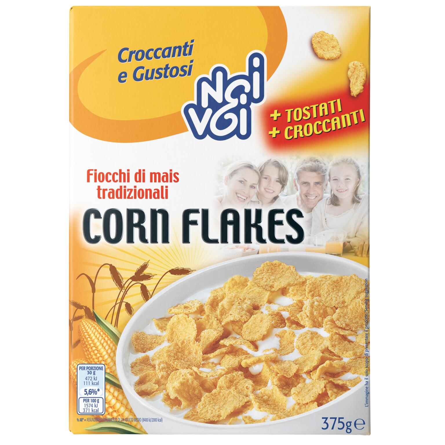 Corn flakes 375g Noi&Voi