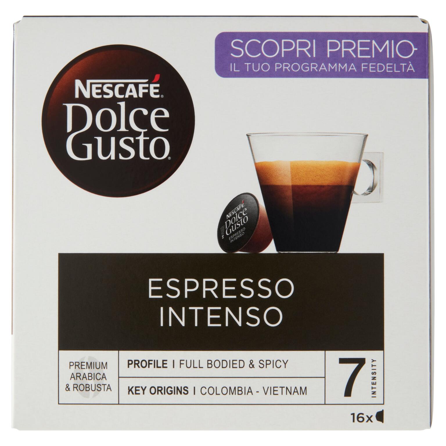 Nescafè 16 capsule dolce gusto espresso intenso