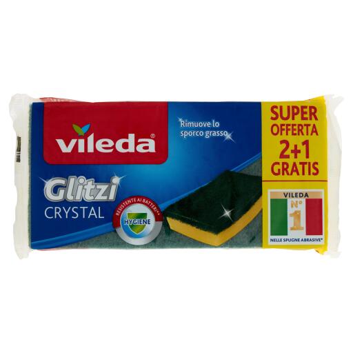 Spugna glitzi fibraverde 2+1 Vileda