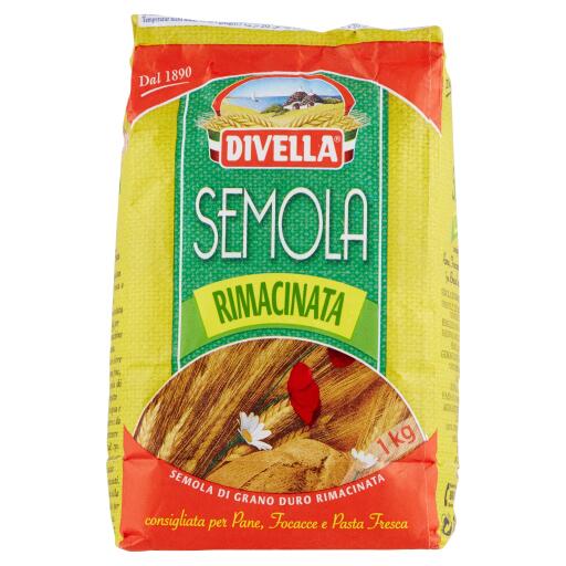 Semola di grano duro Rimacinata 1kg Divella
