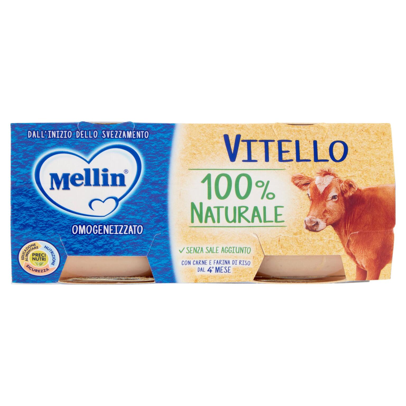 Omogeneizzato Vitello 2x80g Mellin