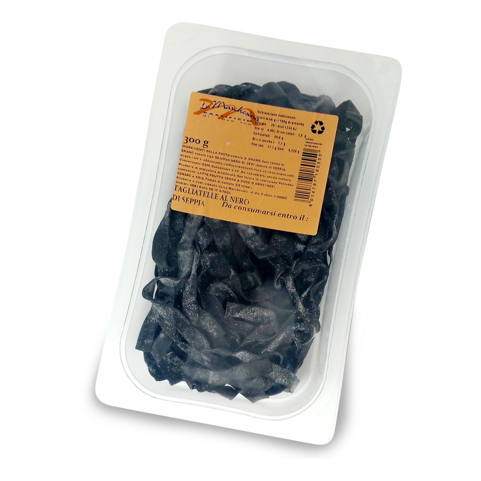 Tagliatelle al Nero di Seppia 300g La Marchesina