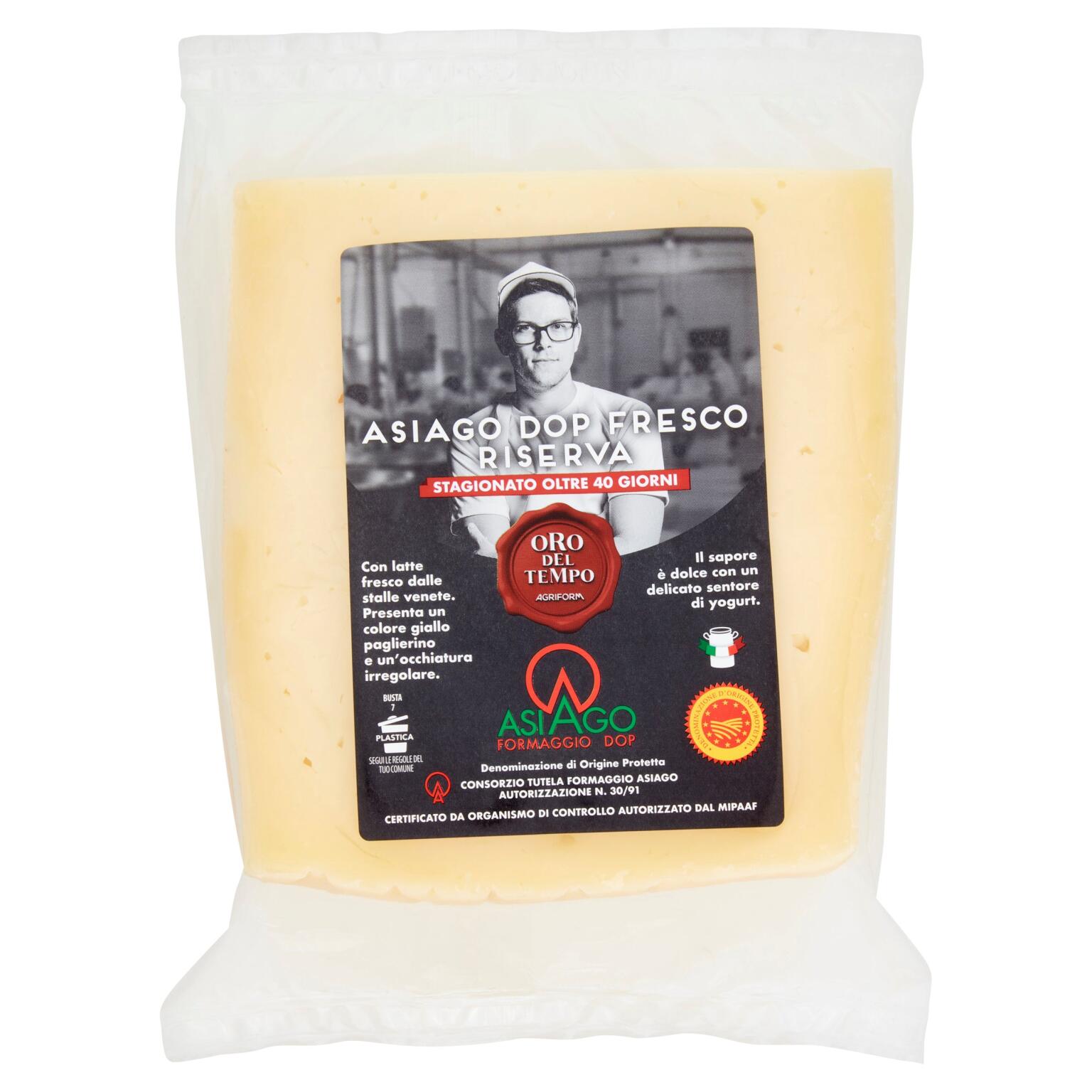 Asiago DOP Fresco Riserva Agriform da 350g Granterre