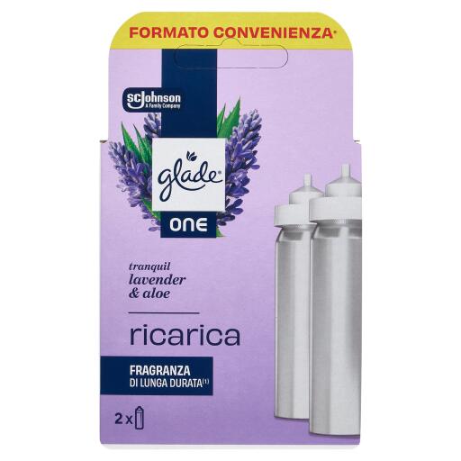 Glade One doppia ricarica lavanda 2x10ml