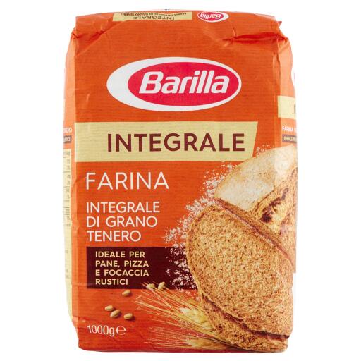 Farina integrale di grano tenero 1kg Barilla