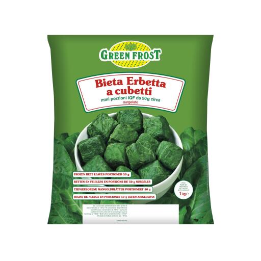 Bieta Erbetta a cubetti 1kg Green Frost