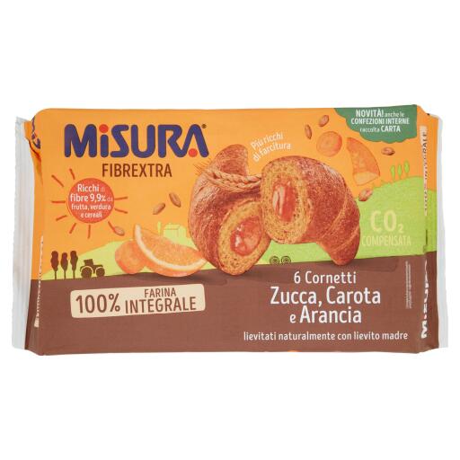 Cornetti fibrextra arancia 308g Misura