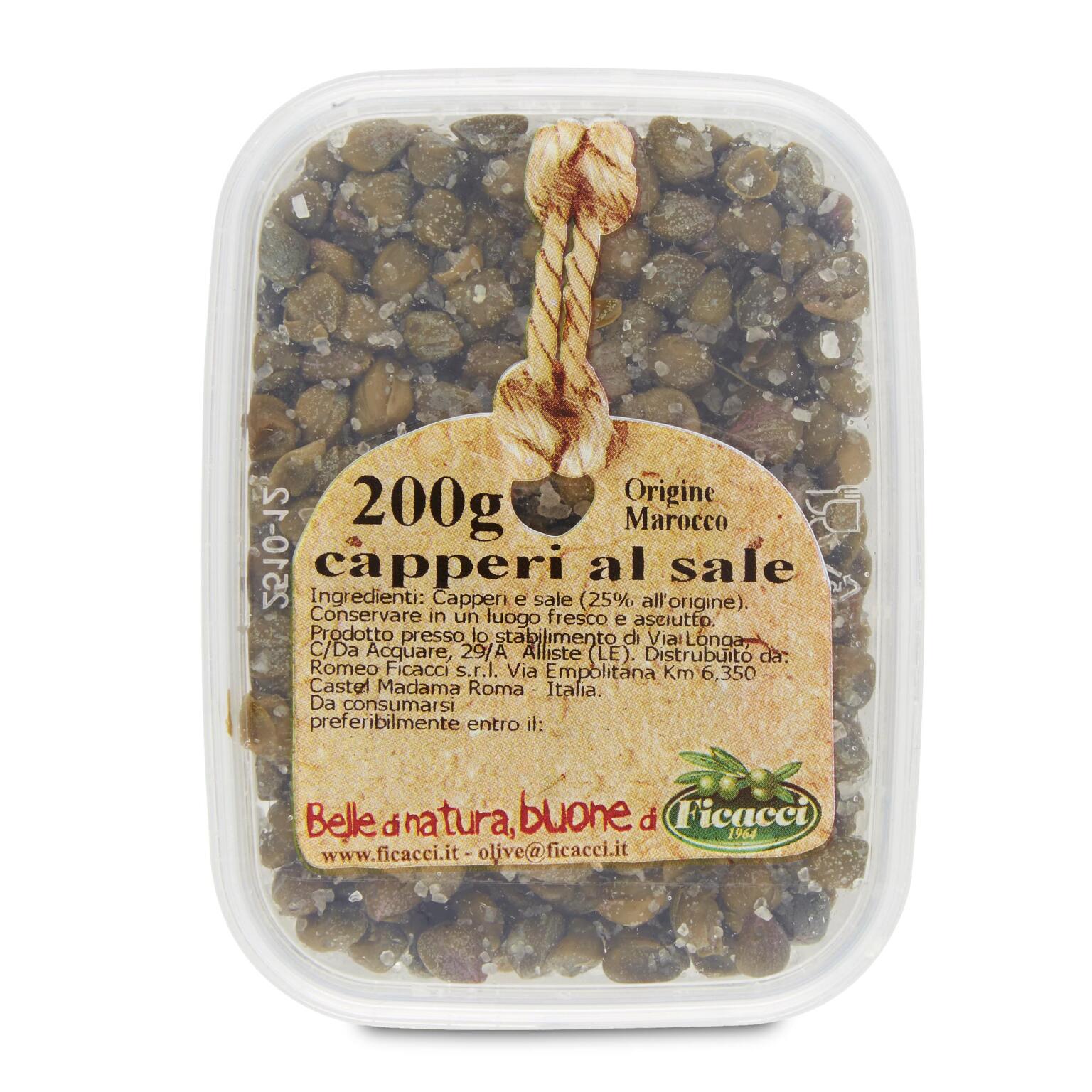 Capperi al sale 200g Ficacci