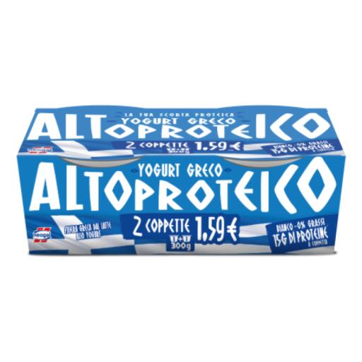 Yogurt Greco Altoproteico 0% grassi 150gx2 Neogal con 15g di proteine