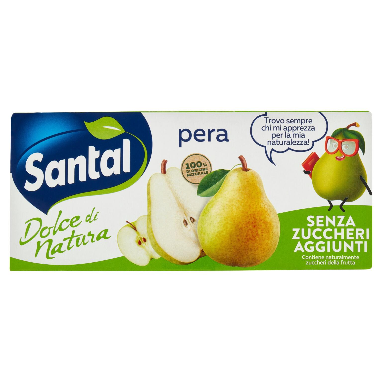 Santal Pera 3x200ml senza zuccheri aggiunti