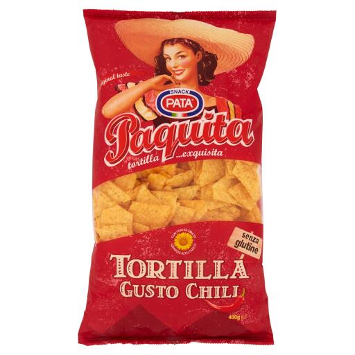 Tortilla Paquita gusto chili 400g Pata