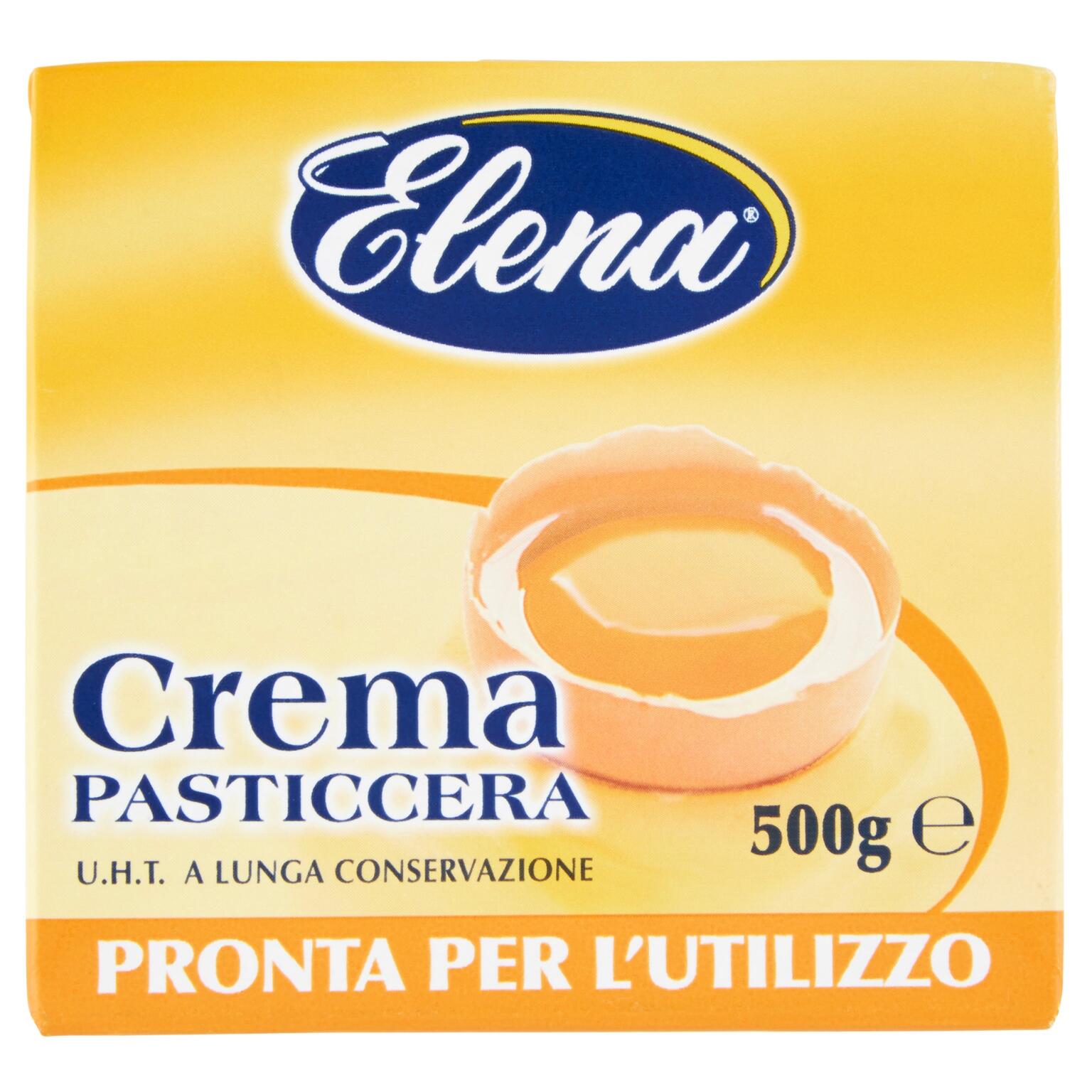 Crema pasticcera a lunga conservazione in brik da 500g Elena
