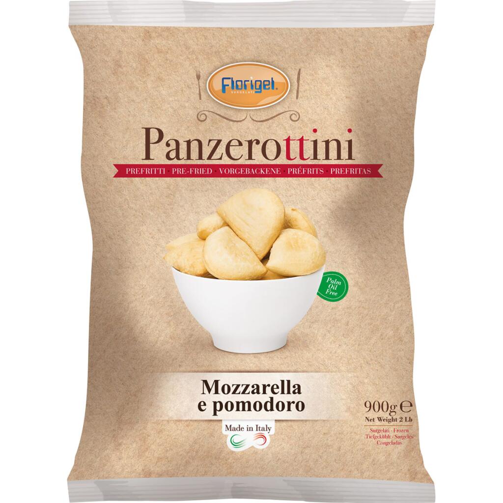 Panzerottini prefritti Mozzarella e pomodoro in conf.da 900g Florigel