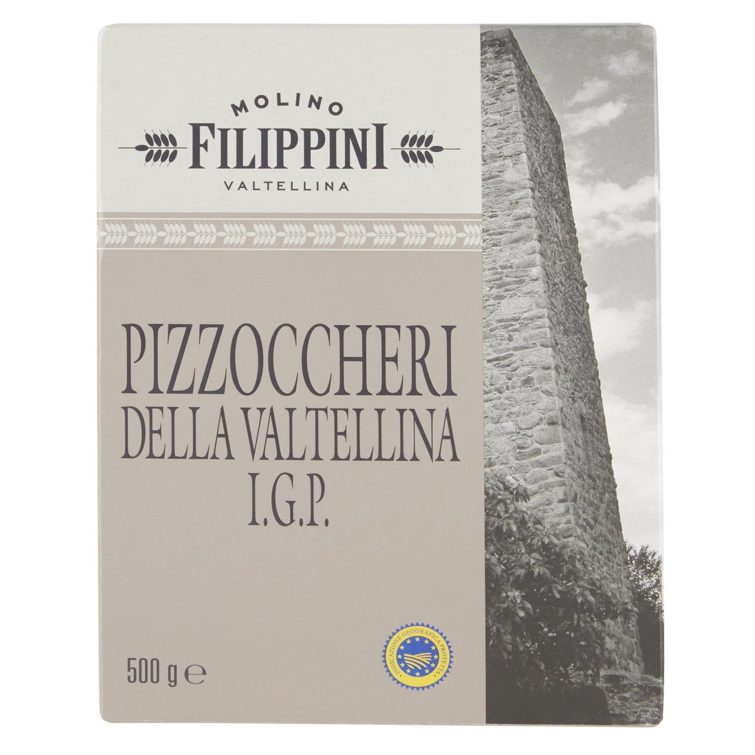 Pizzoccheri della Valtellina I.G.P. 500G Molino Filippini