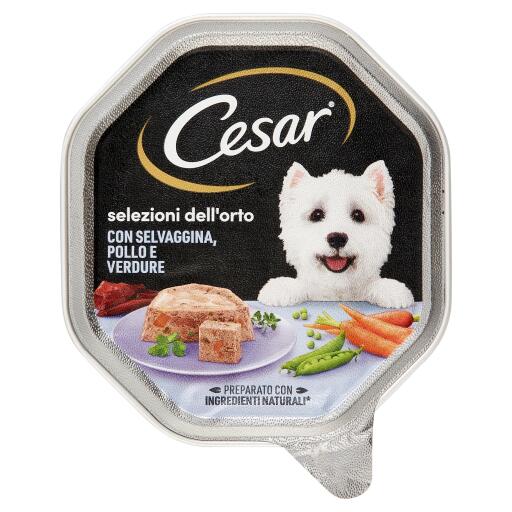 Cesar patè con pollo selvaggina e verdure 150g