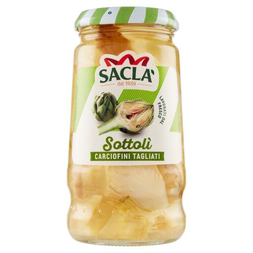 Carciofi tagliati in olio di semi di girasole 285g Saclà