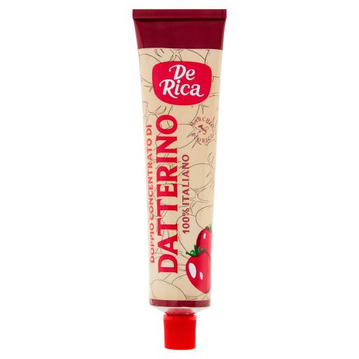Doppio concentrato di pomodoro datterino tubetto da 140g De Rica