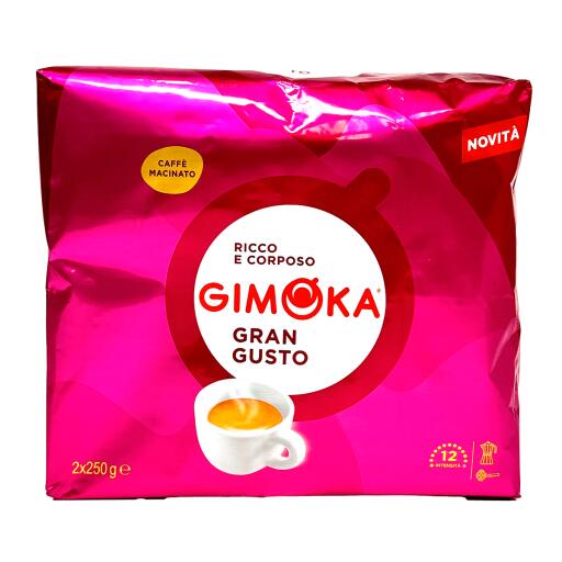 Caffè miscela gusto deciso 2x250g Gran Gusto Gimoka
