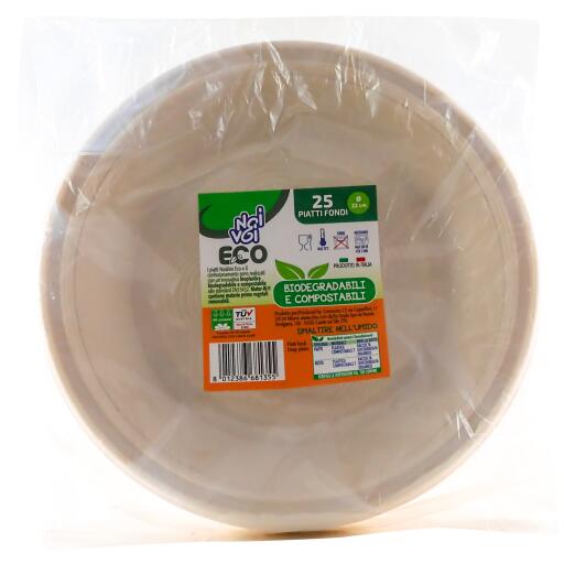25 piatti fondi mater bi avorio Noi&Voi