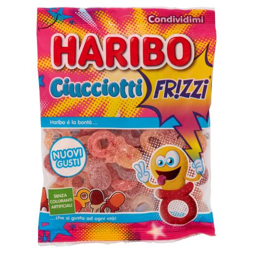 Busta ciucciotti frizzy 175g Haribo