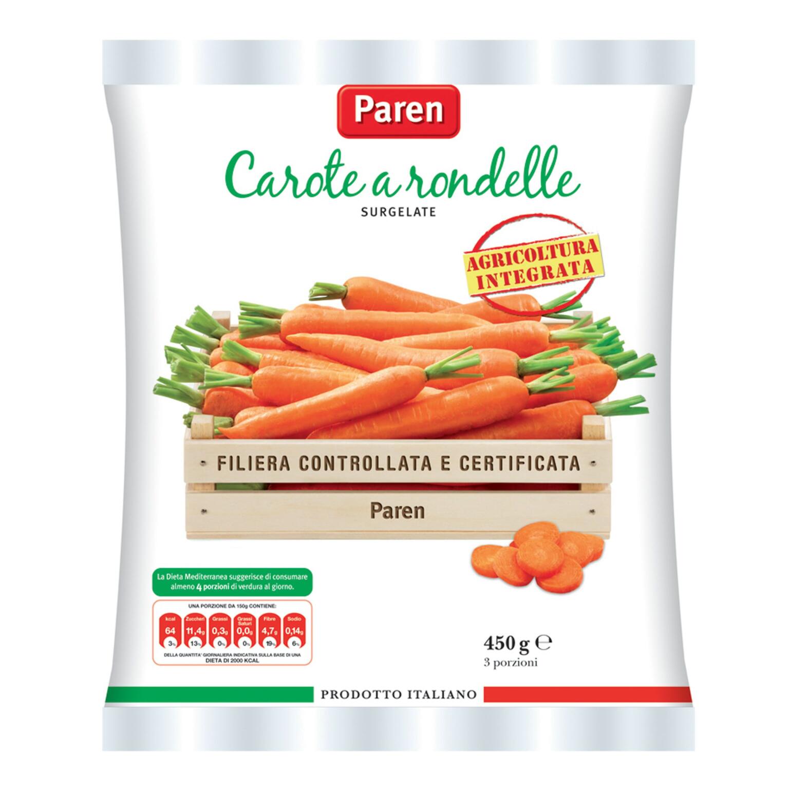 Carote a rondelle 450g Paren