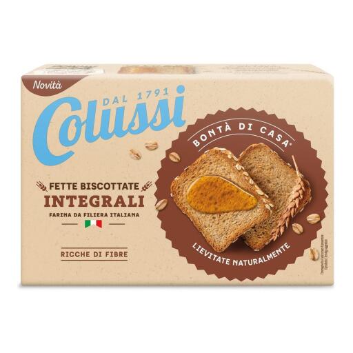 Fette biscottate integrale 320g Colussi