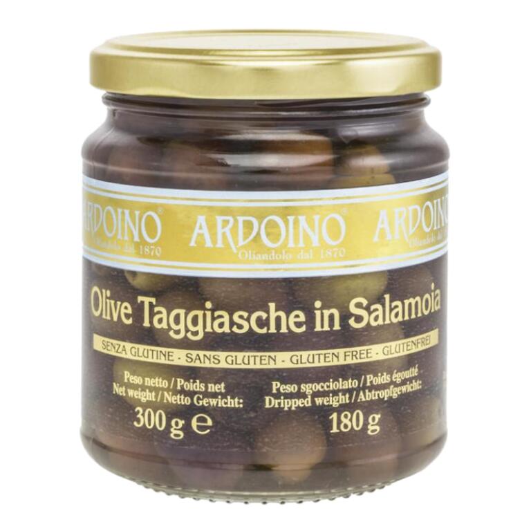 Olive taggiasche in salamoia da 190g Isnardi