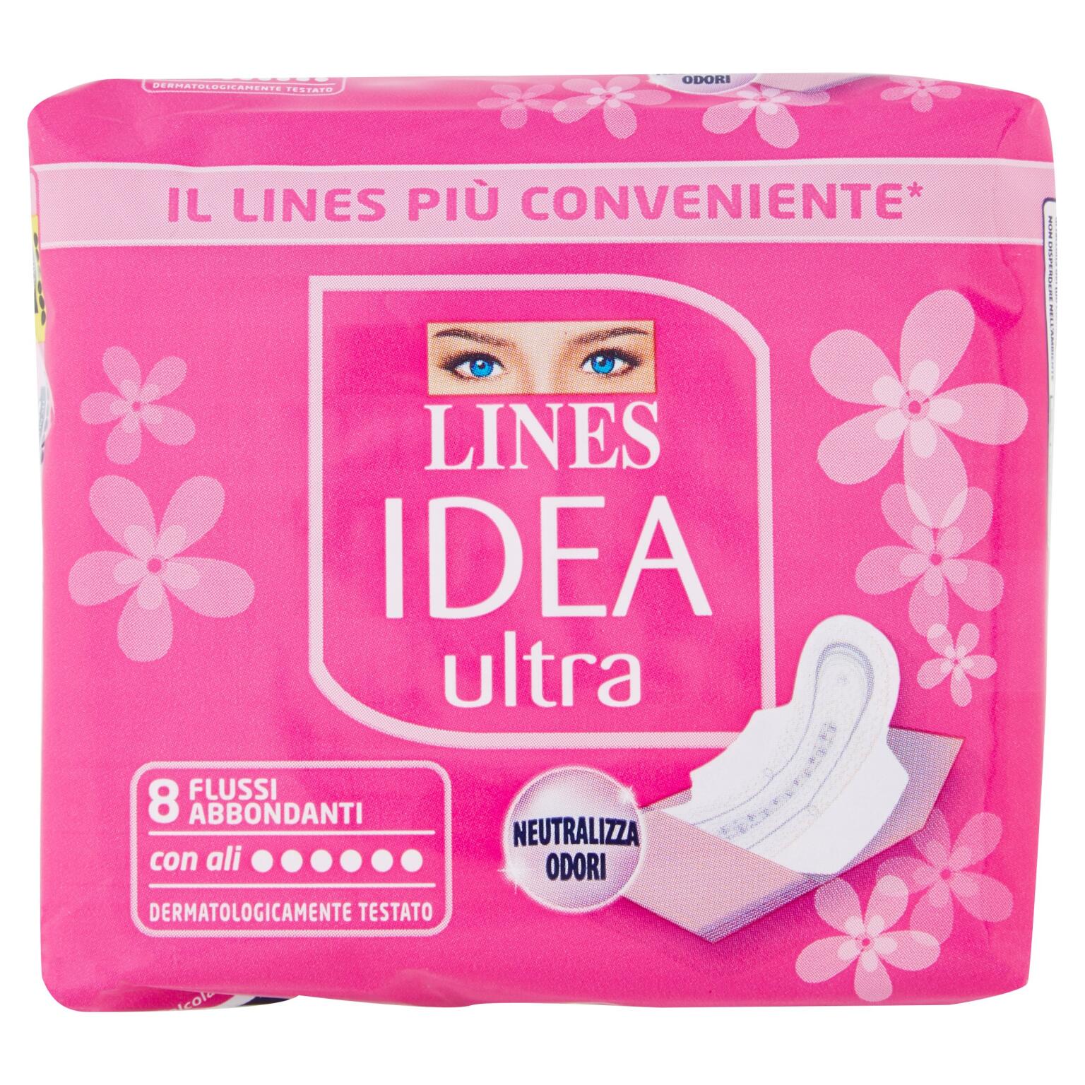 Lines Idea ultra flussi abbondanti x8