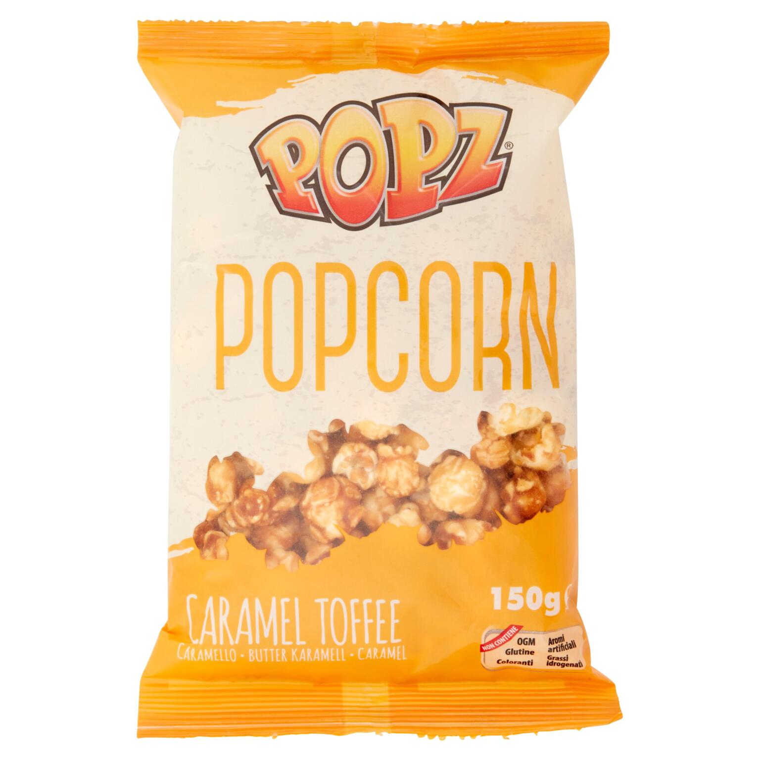 Pop Corn Scoppiato Caramel 150g Popz