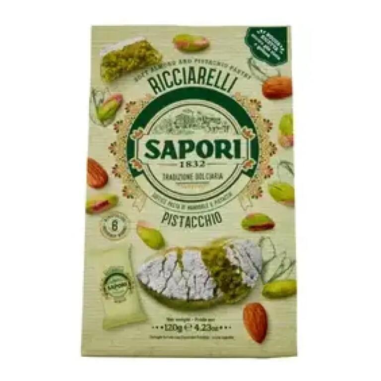 Ricciarelli Pistacchio 120g sacchetto Sapori