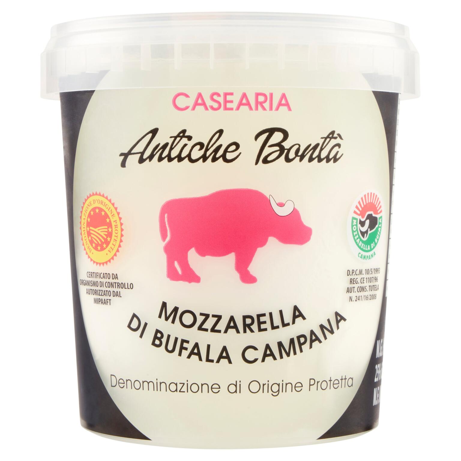 Mozzarella di Bufala Campana Dop 50gx10 Casearia  Antiche Bontà