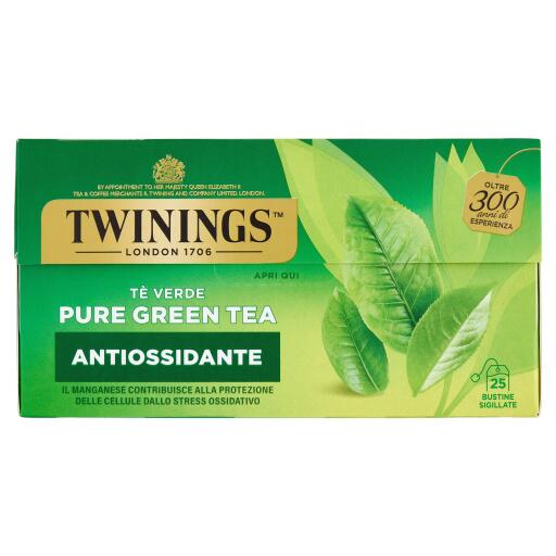 Twinings tè pure green 25 filtri