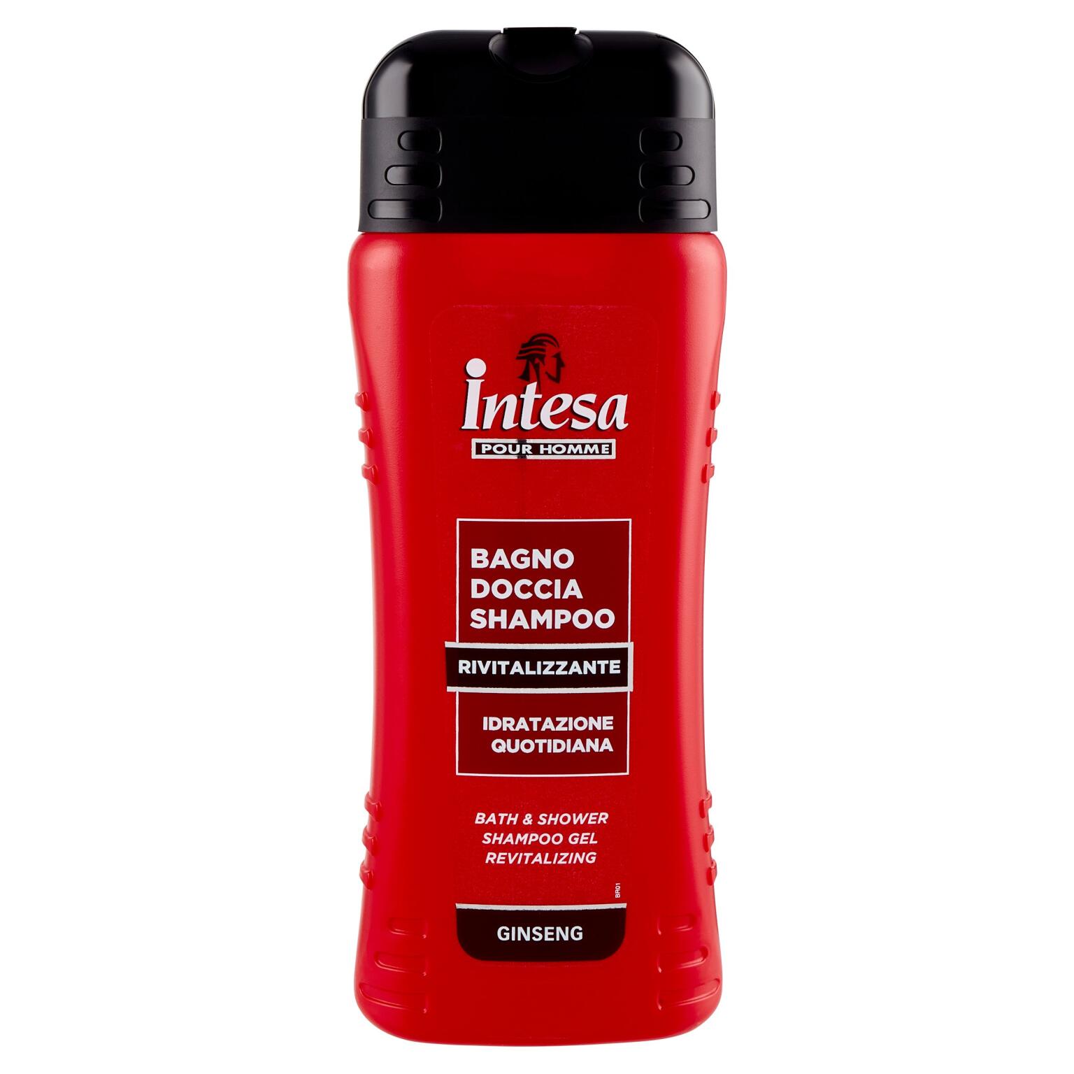 Bagno doccia shampoo ginseng 500ml Intesa